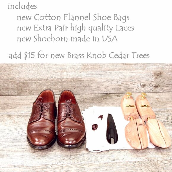 Allen Edmonds CLIFTON 8.5 D Brown * add $15 new Cedar Trees main image 6